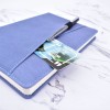 PU Leather Journal Hardcover Notebook with Pen Slot & Pocket